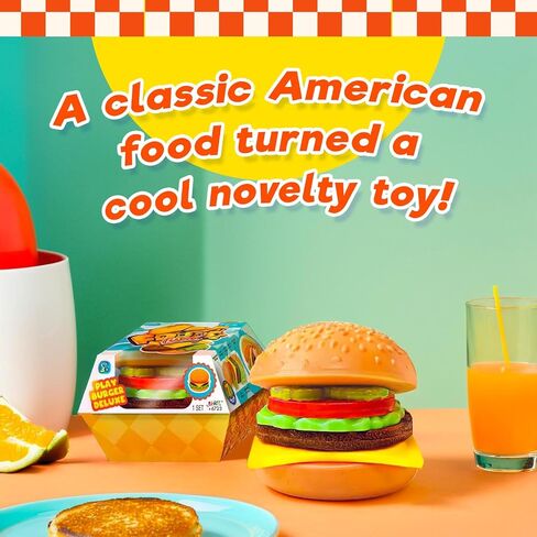 Ja-Ru Foodie Fusion Play Burger Deluxe Squishy Toy (1 Pack) Smushy Make Your Patty. ألعاب الطعام المشوية للأطفال والمراهقين والبالغين. العلاج على امتداد الإجهاد الإجهاد تخفيف الحزب لصالح. 6723-1 in Kuwait
