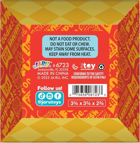 Ja-Ru Foodie Fusion Play Burger Deluxe Squishy Toy (1 Pack) Smushy Make Your Patty. ألعاب الطعام المشوية للأطفال والمراهقين والبالغين. العلاج على امتداد الإجهاد الإجهاد تخفيف الحزب لصالح. 6723-1 in Kuwait