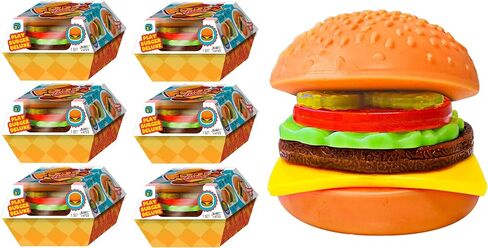 Ja-Ru Foodie Fusion Play Burger Deluxe Squishy Toy (1 Pack) Smushy Make Your Patty. ألعاب الطعام المشوية للأطفال والمراهقين والبالغين. العلاج على امتداد الإجهاد الإجهاد تخفيف الحزب لصالح. 6723-1 in Kuwait