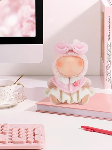Unique Clothes Set for 17cm Dolls - Cute Purple Lace Dress & Headband Outfit Accessories for Dress Up Dolls Play & Collector Display Women Gifts (Excluding Doll) in Saudi Arabia