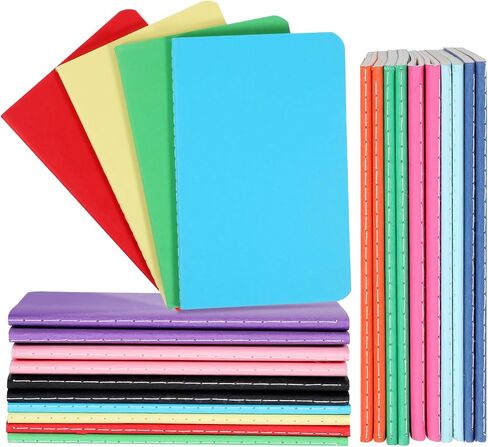 Euphhonycs 24 Pack Pack Small Pocket Notebook Journal Bulk 3.5 × 5.5 بوصة MINI BANKDS Notebooks 60 PAGE in Saudi Arabia