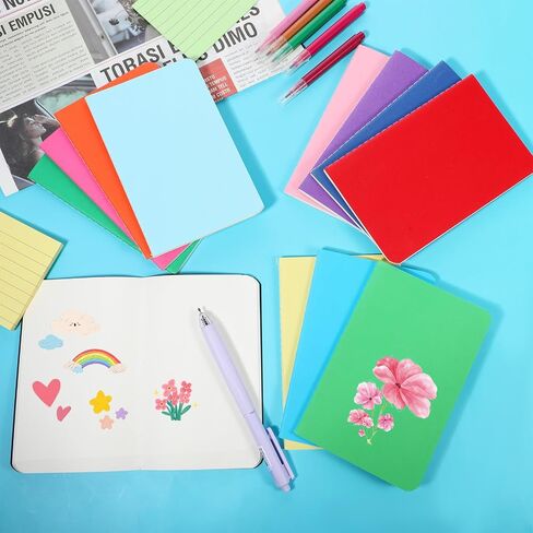 Euphhonycs 24 Pack Pack Small Pocket Notebook Journal Bulk 3.5 × 5.5 بوصة MINI BANKDS Notebooks 60 PAGE in Saudi Arabia