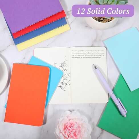 Euphhonycs 24 Pack Pack Small Pocket Notebook Journal Bulk 3.5 × 5.5 بوصة MINI BANKDS Notebooks 60 PAGE in Saudi Arabia