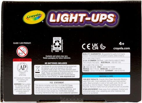 Crayola Light-Ups - Mummy, Reusable Halloween Craft Toy, Glow in The Dark Light Up Mummy, Cute Halloween Decor & Night Light, Gift for Kids, 5+ in Saudi Arabia