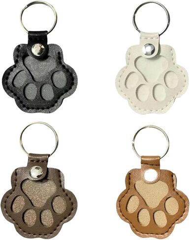 4pcs dog cat storage keychain ، cleate gleate paw keychain keychain pet hair keyring keyring ، سلسلة مفاتيح مجموعة ميموريال فريدة من نوعها in Kuwait