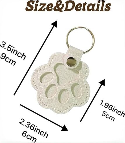 4pcs dog cat storage keychain ، cleate gleate paw keychain keychain pet hair keyring keyring ، سلسلة مفاتيح مجموعة ميموريال فريدة من نوعها in Kuwait