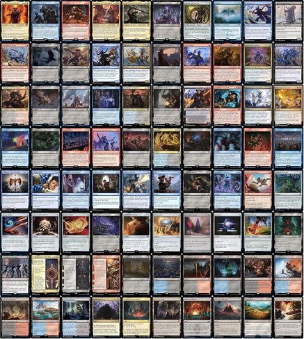 Orc Amass Commander Deck - Sauron - EDH - Grixis Blue Black Red - Lord of The Rings LOTR - 100 Card - Custom Magic The Gathering Deck - Very Strong! in Saudi Arabia