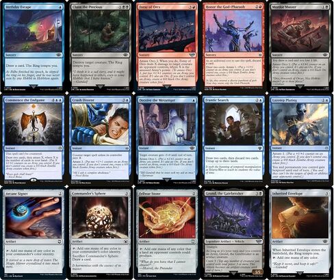 Orc Amass Commander Deck - Sauron - EDH - Grixis Blue Black Red - Lord of The Rings LOTR - 100 Card - Custom Magic The Gathering Deck - Very Strong! in Saudi Arabia