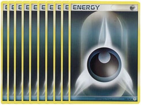 Pokemon Cards - LOT of 10 Darkness Energy Cards (Black) in Saudi Arabia