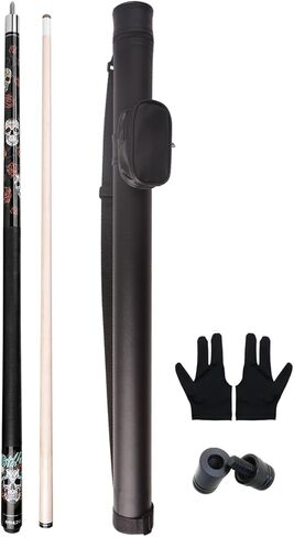 Pool Cue Stick - 58" Canadian Maple 13mm Tip Billiard Pool Stick in Kuwait