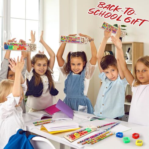 Tenceur 90 PCS /15 تم العودة إلى أقلام قرطاسية المدارس التي تشمل مجموعة Apple Erasers Sharpeners حاملي القلم العودة إلى هدايا المدار in Kuwait