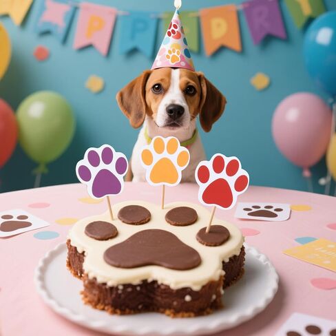 2000 Pcs Paw Print Stickers, 1 Inch Colorful Self-Adhesive Cute Dog Cat Paw Prints Labels Small Puppy Decals Roll for Gifts Mailing, Party Room, Envelope Seals, Bottles, Laptops 6 Colors in Saudi Arabia