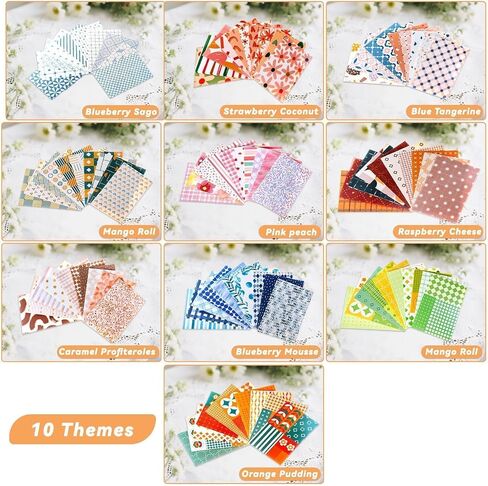 500pcs ورق قصاصات عتيقة مجموعة مع 10 موضوعات جمالية نمط ثابتة ورقة لوازم مجلة Junk Journal ، ورقة زخرفية لفنون DIY والحرف المبتدئين. in Saudi Arabia