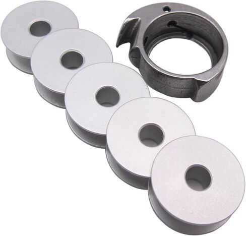 ckpsms Brand - Shuttle Hook#8603& BOBBINS#8604 Compatible with Singer 29-1, 29K71, 29K73, 29K171, 29U171A,29U173A (8603 1PCS+8604 5PCS) in Saudi Arabia