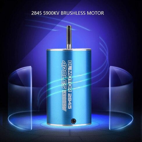 محرك DILWE RC ، 4 عمود 12 فتحة 2845 5000KV/5900KV محرك بدون فرش لـ 1/12 1/14 مقياس RC CAR (5900KV) in Saudi Arabia