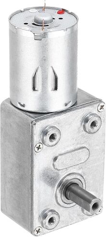 Meccanixity DC24V Worm Gear Motor ، 10rpm 14mm عمود مزدوج قفل عزم العزم الملق in Saudi Arabia