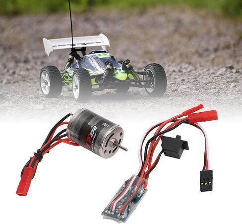 RC Brushed Motor and ESC, 370 Sized Motor with 31T 30A ESC for 1/16 1/18 RC Cars in Saudi Arabia