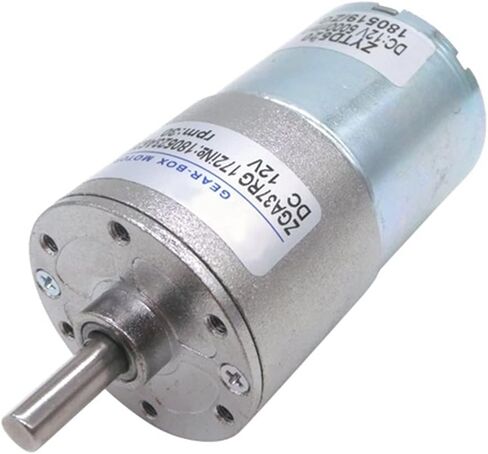 Model Geared ZGA37RG ZYTD520 DC Motors, 12V 24V 10W 2/5/10/15/20/30/50/1000rpm, DC Gear Motor, Slow Speed Reversible Rotation Rotating Torque (Size : 5rpm, Color : 12V) in Saudi Arabia