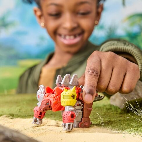 Transformers CYBERWORLD Dinobot Snarl Cyber Changers 4-Inch Action Figure, Quick Change to Dino Mode, Robot Toys for Boys and Girls 6 and Up in Saudi Arabia