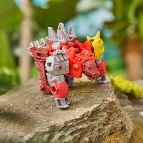 Transformers CYBERWORLD Dinobot Snarl Cyber Changers 4-Inch Action Figure, Quick Change to Dino Mode, Robot Toys for Boys and Girls 6 and Up in Saudi Arabia