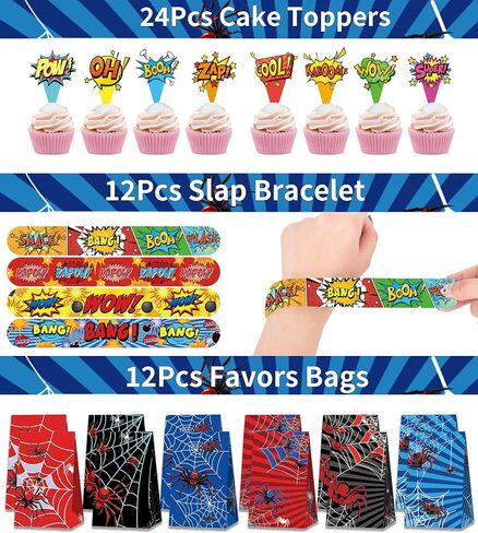 308Pcs Party Decorations Favors Supplies, Goodie Bags Fillers Stuffers for Kids Birthday Gifts in Saudi Arabia