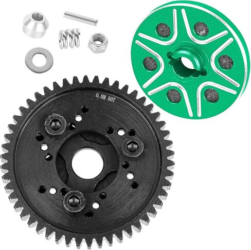 RC 50T Spur Gears 0.8Mod Upgrades Part for 1/10 Slash 2WD (VXL)/Rustler 2WD (VXL)/Stampede 2WD (VXL)/Bandit 2WD (VXL),RC Steel Metal Extra-Heavy Slip limiting Clutch,Pink in Saudi Arabia