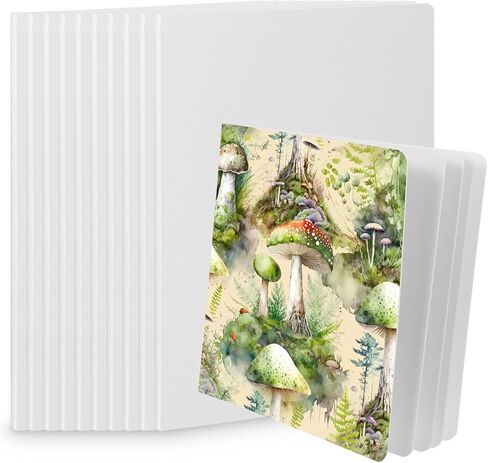10 Pcs Hardcover Blank Board Book for Kids Chunky Thick Pages Book for Students Adults Sketching Drawing Writing School Office (6.5 x 6.5 Inch) in Saudi Arabia