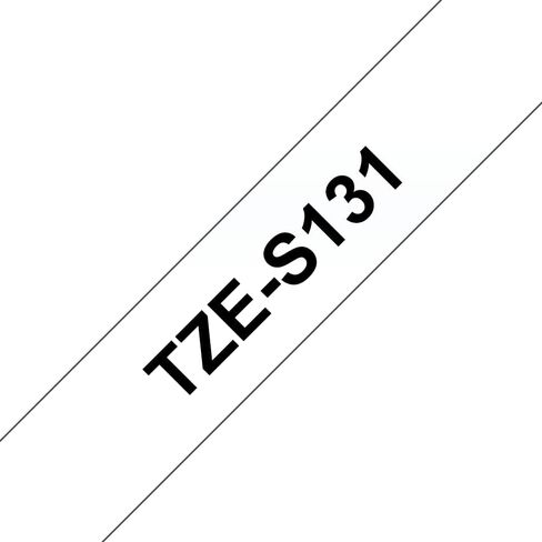 الأخ Tze-S231 الكاسيت شريط العلامات ، أسود على الأبيض ، 12 مم (W) × 8M (L) ، لاصق قوي ، أخي أصلي الإمدادات in Kuwait