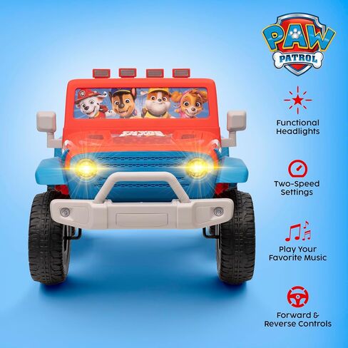 Barbie-12V Kids Ride-On Jeep مع بطارية قابلة لإعادة الشحن ، والمصابيح الأمامية LED ، وبداية الضغط الصحفي ، وعجلات متينة ، ومحرك عكسي ، ومقعد محيطي in Saudi Arabia