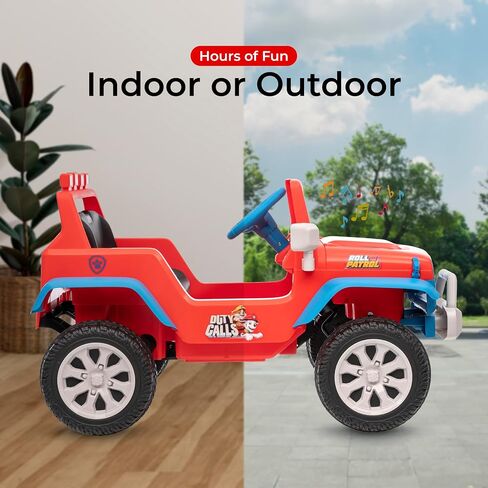 Barbie-12V Kids Ride-On Jeep مع بطارية قابلة لإعادة الشحن ، والمصابيح الأمامية LED ، وبداية الضغط الصحفي ، وعجلات متينة ، ومحرك عكسي ، ومقعد محيطي in Saudi Arabia