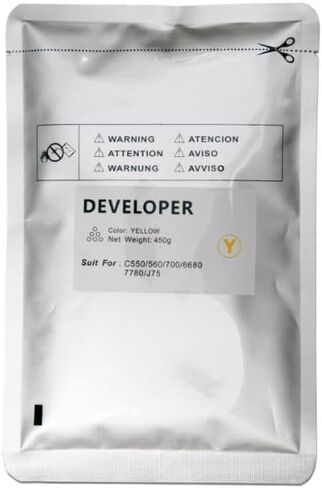 1PCS مطور ألوان متوافق 450G لـ C700 J75 C550 C -560 C6680 C7780 COPIER -(BK) in Kuwait