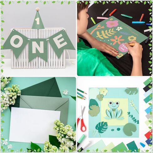 60 ورقة Sage Green Cardstock 8.5x11 in Kuwait