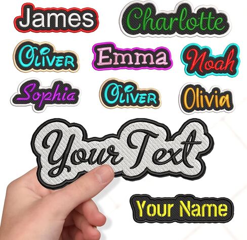 تصحيحات اسم Lullbabymall المخصصة المخصصة - علامات الأسماء الشخصية ، الحديد ، الخياطة ، تصحيحات الخطاف والحلقة ، تصحيح الاسم للموحد ، حقيبة ظهر ، حفل زفاف ، مدرسة ، عطلة ، عيد الميلاد in Kuwait