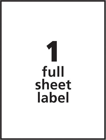 AVE5165 - Avery Shipping Labels with TrueBlock Technology in Saudi Arabia