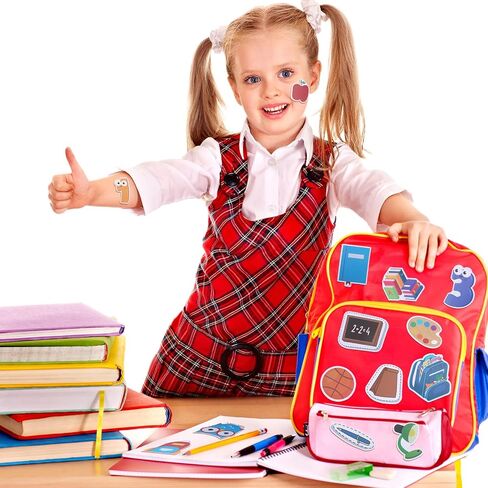 200 PCS العودة إلى الملصقات المدرسية للأطفال اليوم الأول من ملصقات المدارس القصاصات لمكافحة ماء شارات علوم الفينيل للمراهقين للطلاب هدايا المعلمين مكافآت زجاجات الكمبيوتر المحمول in Saudi Arabia