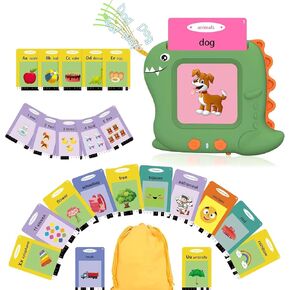 Talking Flash Cards for Toddlers 1 2 3 4 5 Years Old, Pocket Speech Therapy & Autism Sensory Toy with 336 Sight Words, Montessori Educational Learning Device Gift in Saudi Arabia