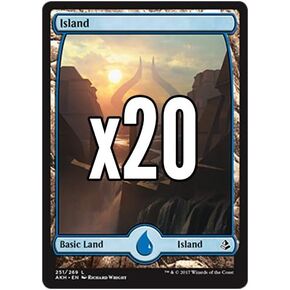 20 Amonkhet Island #251 MTG Basic Full Art Land Lot in Saudi Arabia