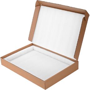Laptop Box Cardboard Mailing Boxes Without Available Space for Chargers, Fits Screen Sizes Up to 17.6 Inch, Great for Craft, artworks, Electronic or Laptop Shipping in Saudi Arabia