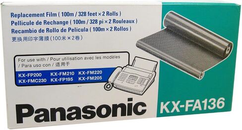 شريط استبدال Panasonic KX-FA136 لـ KX-FP200/FM210/220/205 ، KX-FMC230 in Kuwait
