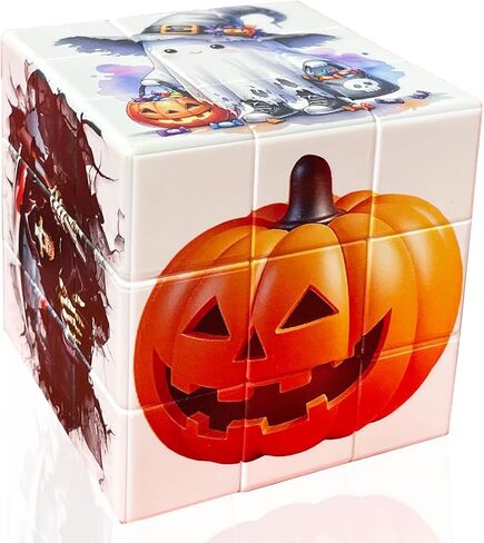 Magic Cube Party Favors for Kids - Speed Cube Puzzle Toy, Halloween Party Supplies & Classroom Rewards, School Prizes Birthday/Christmas Stocking Stuffers, Halloween Party Favors for Boys and Girls in Saudi Arabia