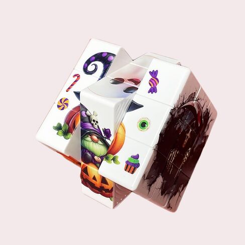 Magic Cube Party Favors for Kids - Speed Cube Puzzle Toy, Halloween Party Supplies & Classroom Rewards, School Prizes Birthday/Christmas Stocking Stuffers, Halloween Party Favors for Boys and Girls in Saudi Arabia