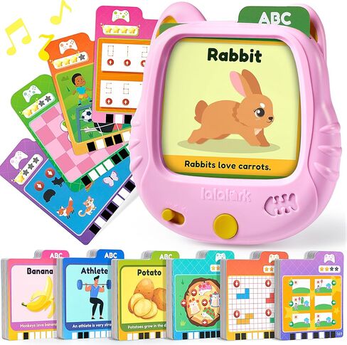 Talking Flash Cards for Kids 3 4 5 سنوات ، ألعاب تعليمية صغيرة مع 136 كلمة و 64 لعبة ، لعبة Montessori التعليمية للأطفال ، أنشطة التعلم في مرحلة ما قبل المدرسة ، وهدايا Boys Girls in Kuwait