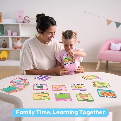 Talking Flash Cards for Kids 3 4 5 سنوات ، ألعاب تعليمية صغيرة مع 136 كلمة و 64 لعبة ، لعبة Montessori التعليمية للأطفال ، أنشطة التعلم في مرحلة ما قبل المدرسة ، وهدايا Boys Girls in Kuwait