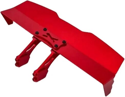 For LC L6147 For Wltoys 16207 16210 1/14 Metal Spoiler Rc Car Tracked Vehicles Parts Accessories Upgrades Replacements And USe RC Car Upgrade Part(Red) in Kuwait