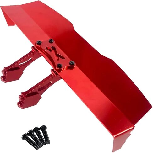 RC Car Parts For MJX For Hyper GO 16207 H16PL 1/16 Metal Tail Wing RC Car Tracked Vehicles Parts And Accessories Upgrades And Replacements Use(Red) in Kuwait