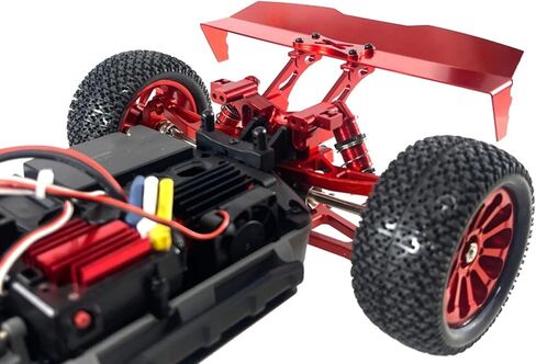 RC Car Parts For MJX For Hyper GO 16207 H16PL 1/16 Metal Tail Wing RC Car Tracked Vehicles Parts And Accessories Upgrades And Replacements Use(Red) in Kuwait