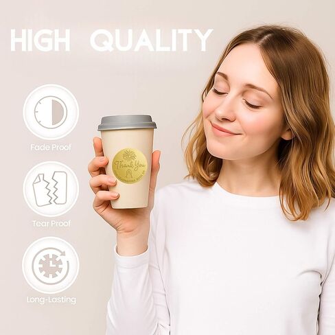 100 Pcs Thank You for Celebrating with Us Premium Gold Foil Stickers, Embossed Matte Finish, 1.6 Inch Round Labels for Wedding Favors, Gift Packaging Event Decor in Saudi Arabia