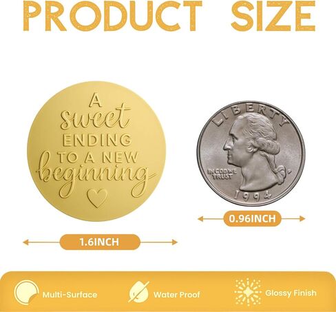 100 Pcs Thank You for Celebrating with Us Premium Gold Foil Stickers, Embossed Matte Finish, 1.6 Inch Round Labels for Wedding Favors, Gift Packaging Event Decor in Saudi Arabia