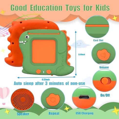 Talking Flash Cards for Toddlers 1 2 3 4 5 Years Old, Pocket Speech Therapy & Autism Sensory Toy with 336 Sight Words, Montessori Educational Learning Device Gift in Saudi Arabia