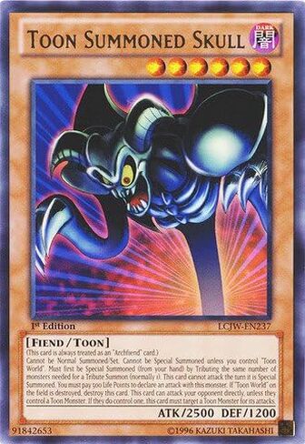 YU-GI-OH! - Toon Summoned Skull (LCJW-EN237) - Legendary Collection 4: Joey's World - 1st Edition - Rare in Saudi Arabia